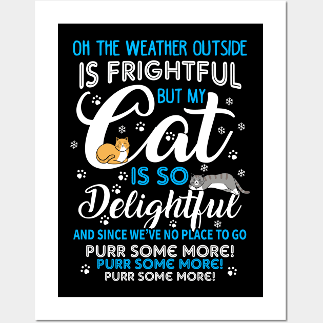 Cats Christmas Song. Meowy Christmas. Wall Art by KsuAnn